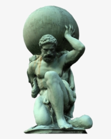 Atlas Statue - Greek Statue Transparent Background, HD Png Download, Free Download