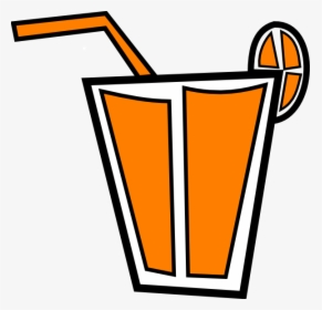Orange Smoothie Clipart, HD Png Download, Free Download