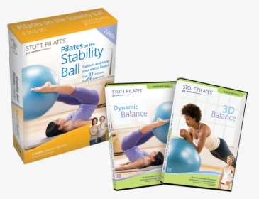 Stott Pilates Pilates On The Stability Ball Dvd Two-pack - Pilates, HD Png Download, Free Download