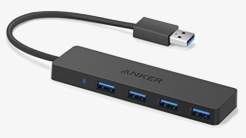 Anker 4port Usb Hub 01 - Usb 3.0 Hub, HD Png Download, Free Download