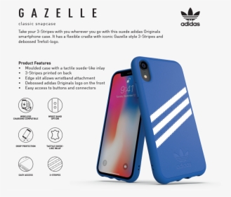 Blue Adidas Iphone X Case, HD Png Download, Free Download