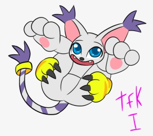 Gatomon - Cartoon, HD Png Download, Free Download