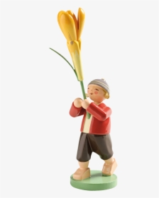 Boy With Crocus - Wendt Kuhn Flower Children, HD Png Download, Free Download