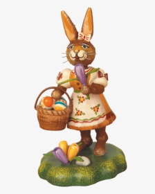 Mother Rabbit With Crocus - Lapin De Paques En Bois, HD Png Download, Free Download