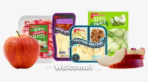 Crunch Pak Apple Slices Snack Packs - Fruit, HD Png Download, Free Download