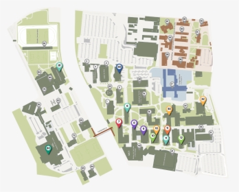 Mapa Do Campus - Floor Plan, HD Png Download, Free Download