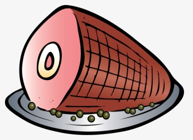 Ham Dinner Clipart - Ham Clipart Transparent, HD Png Download, Free Download