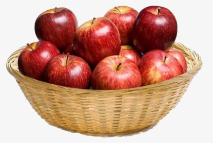 Basket Of Apple Png Free Download - Apples In A Basket, Transparent Png, Free Download