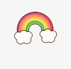 #arcoiris #kawaii #cute #rainbow - Rainbow Shops, HD Png Download, Free Download