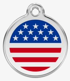 Paw Patrol Dog Tags - Red Dingo American Flag, HD Png Download, Free Download