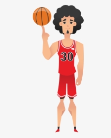 Clip Art Nba - Transparent Cartoon Basketball Player Png, Png Download, Free Download