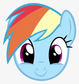 My Little Pony Rainbow Dash Face, HD Png Download, Free Download