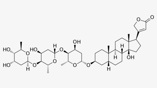 Chemical Structure Of Digitoxin, HD Png Download, Free Download