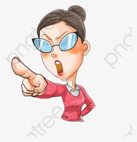 Angry Woman, Woman Clipart, Angry Clipart, Cartoon - Angry Woman Cartoon Png, Transparent Png, Free Download