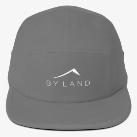 By Land Text White By Land Mountain Swoosh White Transparent - Hat, HD Png Download, Free Download