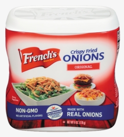 French’s Crispy Fried Onions, Original - French's Fried Onions, HD Png Download, Free Download