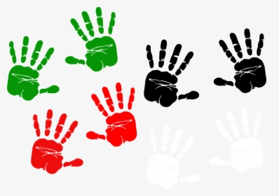 Handprints, Colors, Paint, Symbol, People, Abstract - Maos De Tinta Png, Transparent Png, Free Download