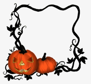 Clip Art Pumpkin Image - Halloween Frame Png, Transparent Png, Free Download