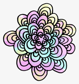 Clip Art Floral Tangle Pattern Julie - Circle, HD Png Download, Free Download