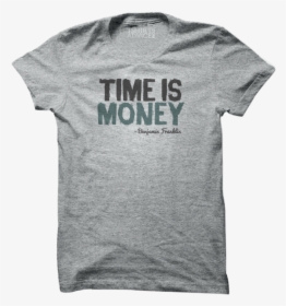 Benjamin Franklin T-shirts Time Is Money - Dallas Cowboys Throwback Shirt, HD Png Download, Free Download