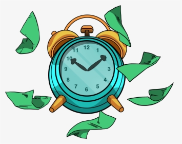 Time Is Money Cartoon, HD Png Download, Free Download