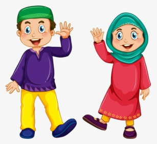 Child Muslim Couple Illustration Islam Png Free Photo - Muslim Culture Clip Art, Transparent Png, Free Download