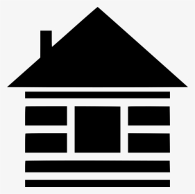 Hut Clipart Wood House - Log Cabin Clip Art, HD Png Download - kindpng