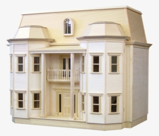 Clip Art Miniature Wooden Houses - Unfinished Dollhouse, HD Png Download, Free Download