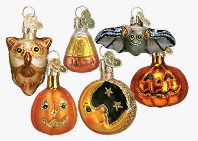 Mini Glass Halloween Ornaments By Old World Christmas - Halloween Ornament, HD Png Download, Free Download