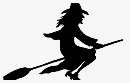 Halloween Witch Picture Free Download Clip Art Free - Halloween Witch On A Broom, HD Png Download, Free Download