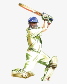 Here You Download Cricket Player Playing Shot Png Image, - Batsman Cricket Logo Png, Transparent Png, Free Download