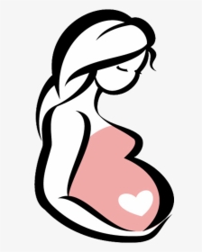 Mujer Embarazada Dibujos Animados Clipart , Png Download - Silueta De Mujer  Embarazada, Transparent Png - kindpng