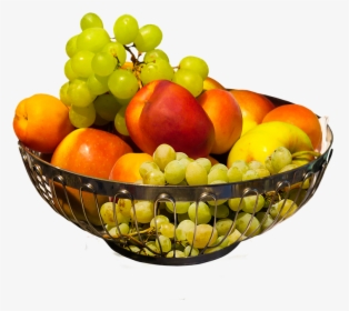 Eat, Food, Fruit, Nutrition, Vitamins, Grapes, Apple - Fruit Bowl Transparent Background, HD Png Download, Free Download