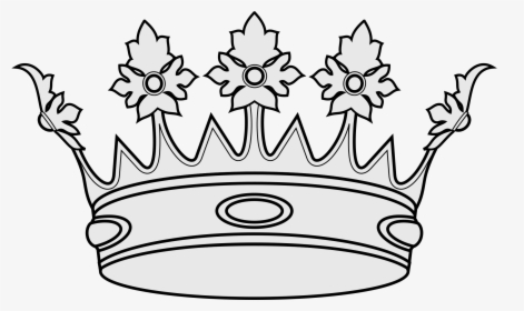 Transparent Tiara Clip Art Black And White - Crown And Scepter Drawing, HD Png Download, Free Download