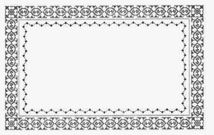 Vintage Borders In Black And White Png, Transparent Png, Free Download
