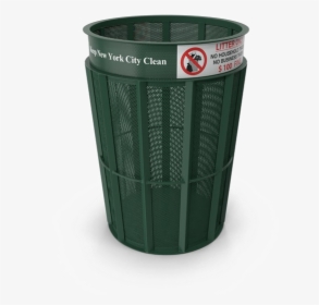Waste Basket Png Free Download - New York Trash Can, Transparent Png, Free Download