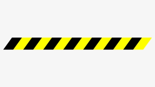 Caution Tape Stripes Clip Arts - Transparent Background Caution Tape, HD Png Download, Free Download