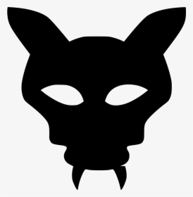 Devil Vampire Mask Bat - Vampire Mask Svg, HD Png Download - kindpng