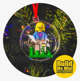 Lego Minifigure Christmas Tree Bauble Decoration - Action Figure, HD Png Download, Free Download