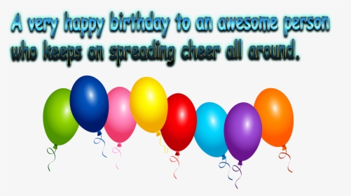 1st Birthday Wishes Png Free Pic - Balloon, Transparent Png, Free Download