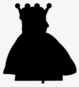 Black And White Silhouette King Clipart, HD Png Download, Free Download