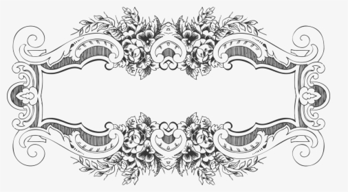 Marcos Lineart Vintage - Vintage Ornamental, HD Png Download, Free Download