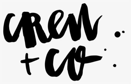 Crew Co - Calligraphy, HD Png Download, Free Download