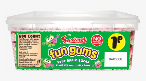 Swizzels 1p Sour Apple Slices - Swizzels Fun Gums Giant Mushrooms 120 Count, HD Png Download, Free Download