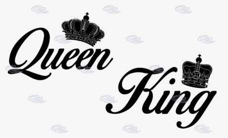Transparent Queen Crown Clipart Black And White - King And Queen Sign, HD Png Download, Free Download