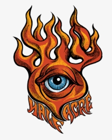 Flaming Eye Shirt - Illustration, HD Png Download, Free Download