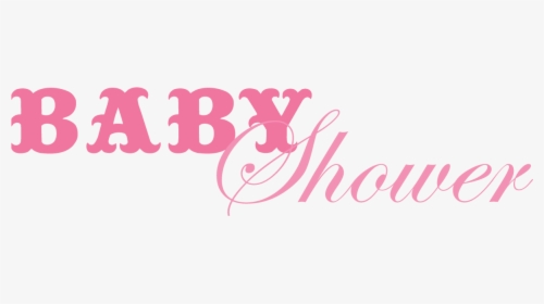 Baby Shower Pink Png - Baby Shower Text Png, Transparent Png, Free Download