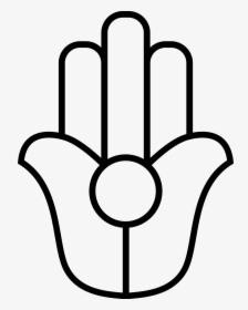 Outline Google Searchclick The - Simple Hand Of Fatima, HD Png Download, Free Download