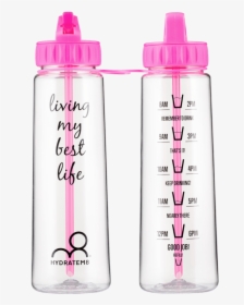 Hydratem8 Electric Pink 900ml Hydration Tracker Water, HD Png Download, Free Download