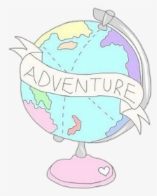 #planet #pastel #tumblr #world #drawing - Cute Earth Transparent Clipart, HD Png Download, Free Download